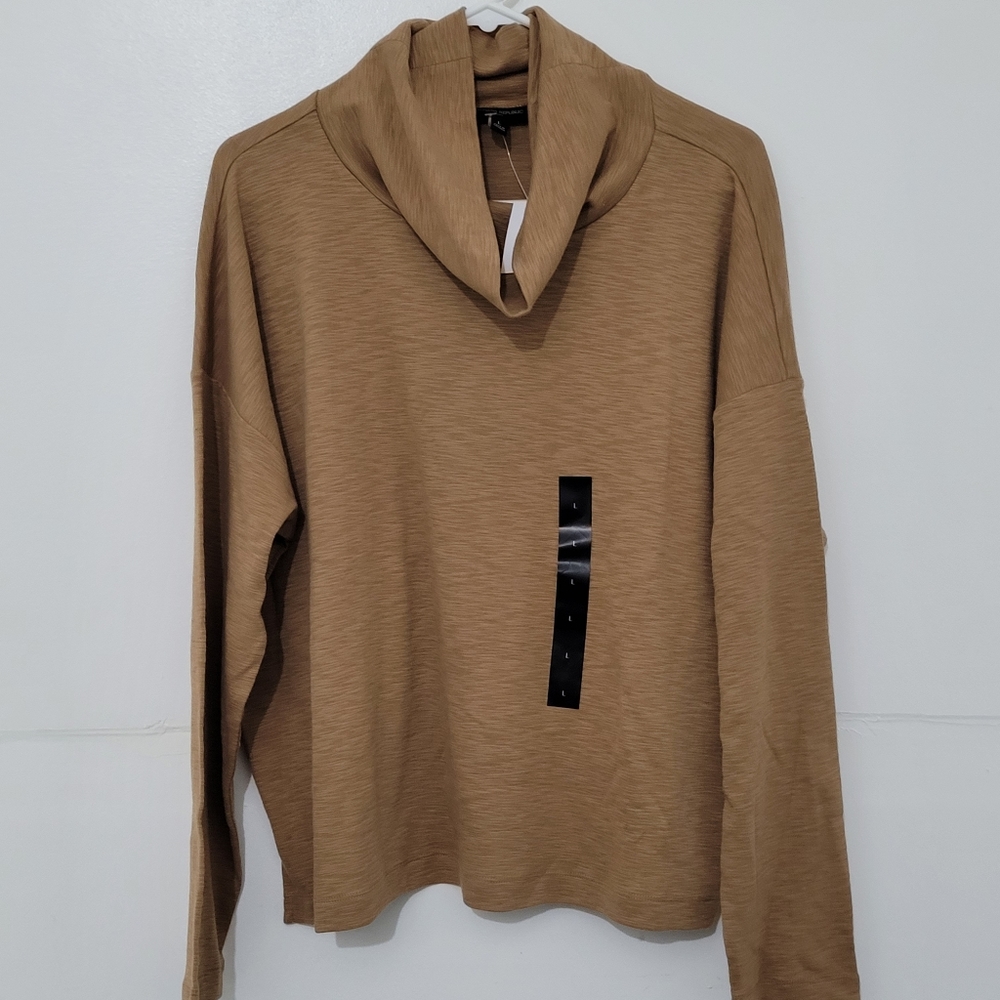 Banana Republic Factory Women's Size Large Tan Brown Turtleneck!